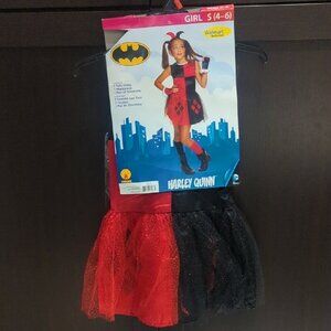 Harley Quinn Kids Costume - Red and Black Size S 4-6